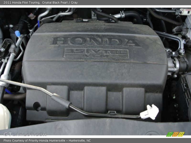 Crystal Black Pearl / Gray 2011 Honda Pilot Touring