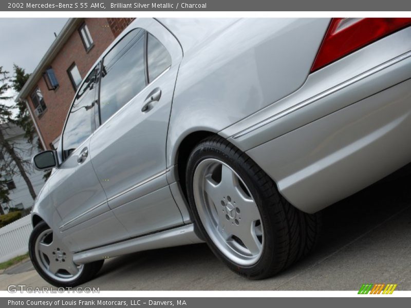 Brilliant Silver Metallic / Charcoal 2002 Mercedes-Benz S 55 AMG
