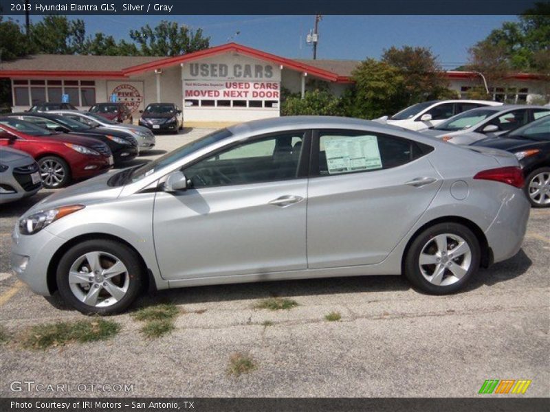 Silver / Gray 2013 Hyundai Elantra GLS