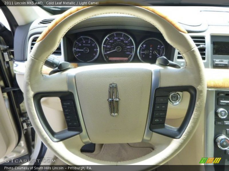 Gold Leaf Metallic / Light Camel 2011 Lincoln MKS AWD