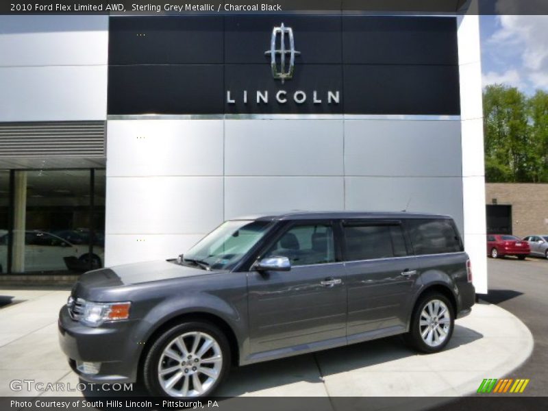 Sterling Grey Metallic / Charcoal Black 2010 Ford Flex Limited AWD