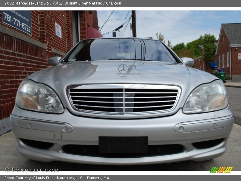Brilliant Silver Metallic / Charcoal 2002 Mercedes-Benz S 55 AMG