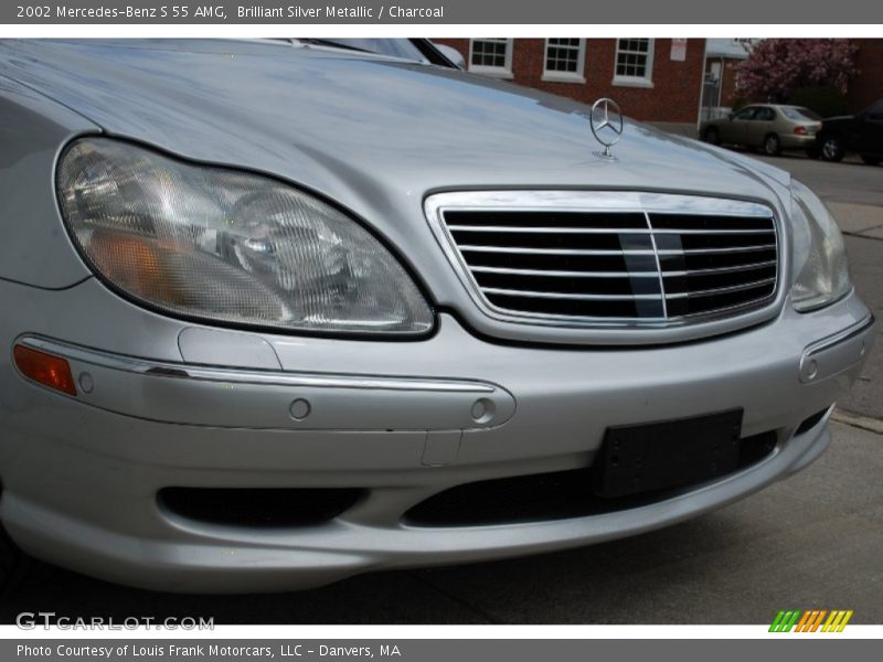 Brilliant Silver Metallic / Charcoal 2002 Mercedes-Benz S 55 AMG