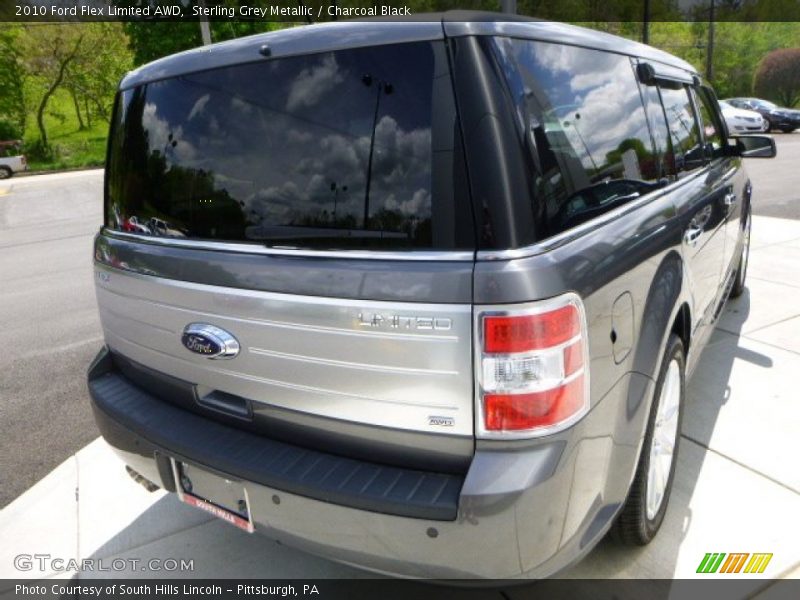 Sterling Grey Metallic / Charcoal Black 2010 Ford Flex Limited AWD