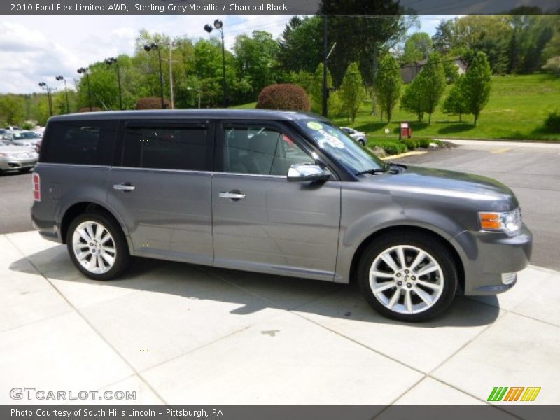 Sterling Grey Metallic / Charcoal Black 2010 Ford Flex Limited AWD
