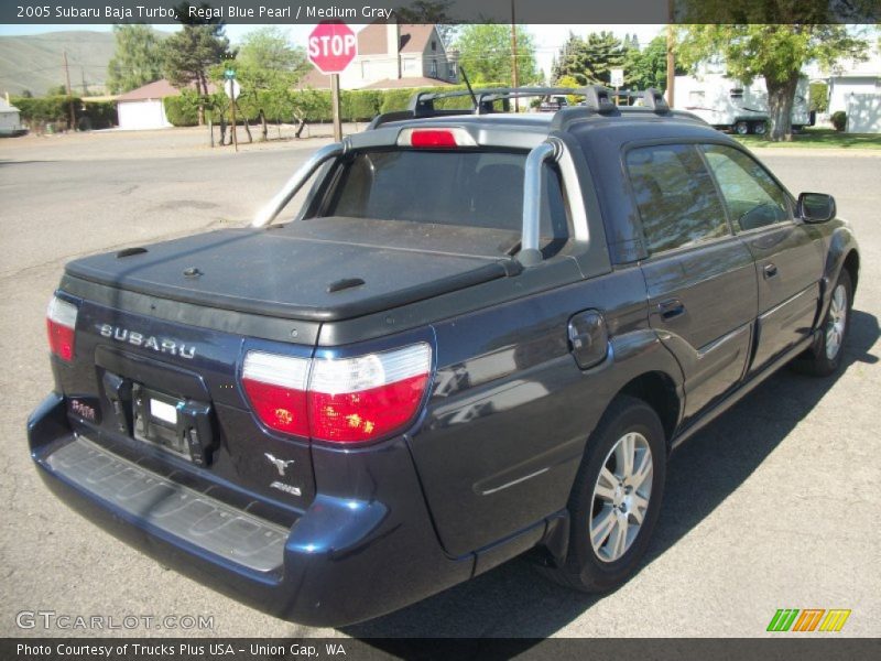 Regal Blue Pearl / Medium Gray 2005 Subaru Baja Turbo