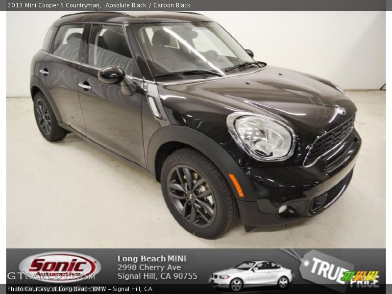 Absolute Black / Carbon Black 2013 Mini Cooper S Countryman