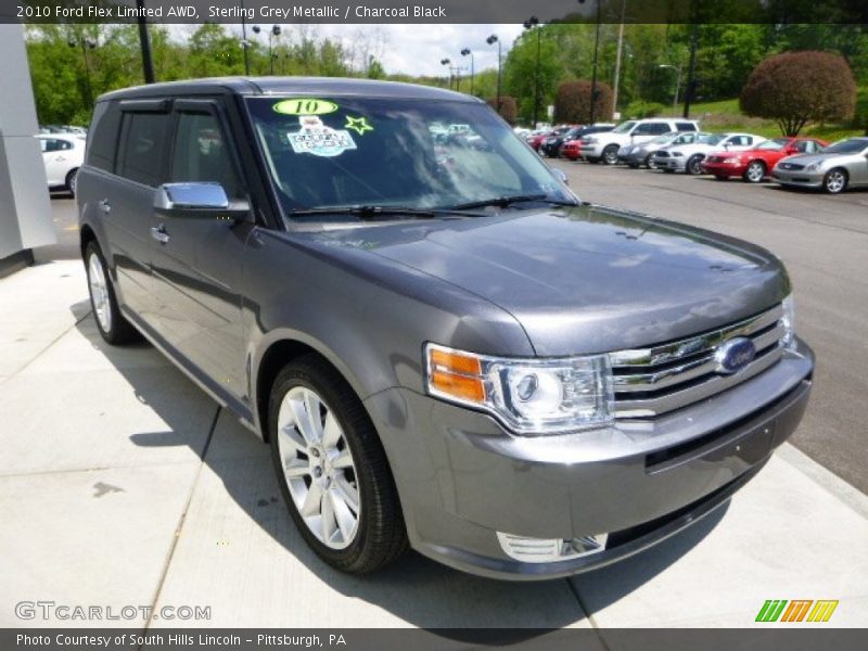 Sterling Grey Metallic / Charcoal Black 2010 Ford Flex Limited AWD