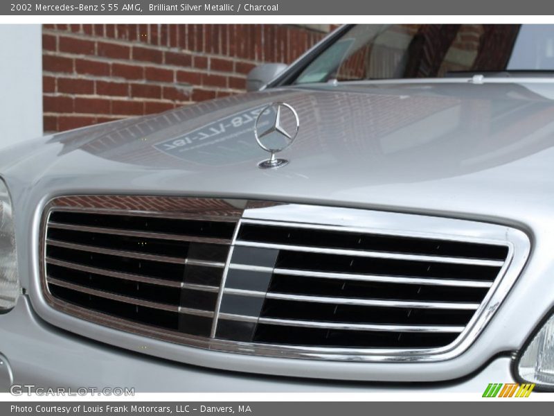 Brilliant Silver Metallic / Charcoal 2002 Mercedes-Benz S 55 AMG