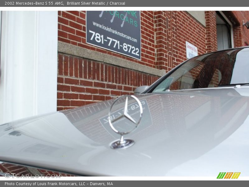 Brilliant Silver Metallic / Charcoal 2002 Mercedes-Benz S 55 AMG