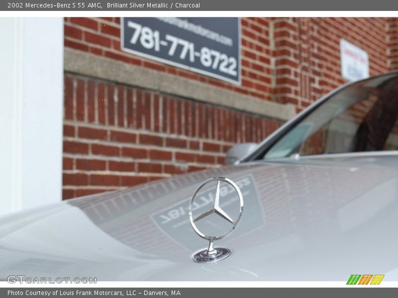 Brilliant Silver Metallic / Charcoal 2002 Mercedes-Benz S 55 AMG