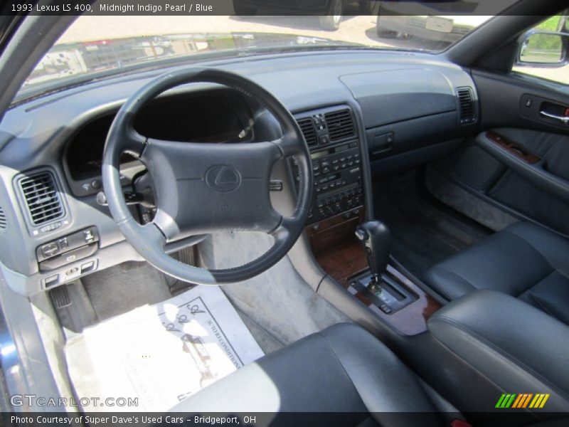 Midnight Indigo Pearl / Blue 1993 Lexus LS 400