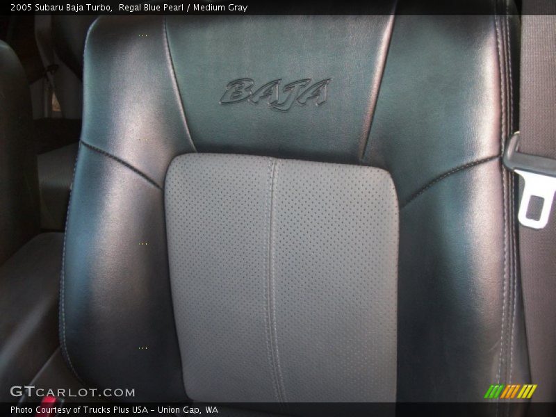 Regal Blue Pearl / Medium Gray 2005 Subaru Baja Turbo