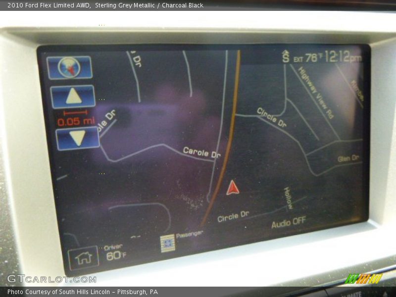 Sterling Grey Metallic / Charcoal Black 2010 Ford Flex Limited AWD