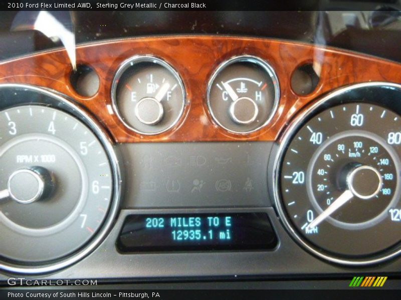 Sterling Grey Metallic / Charcoal Black 2010 Ford Flex Limited AWD
