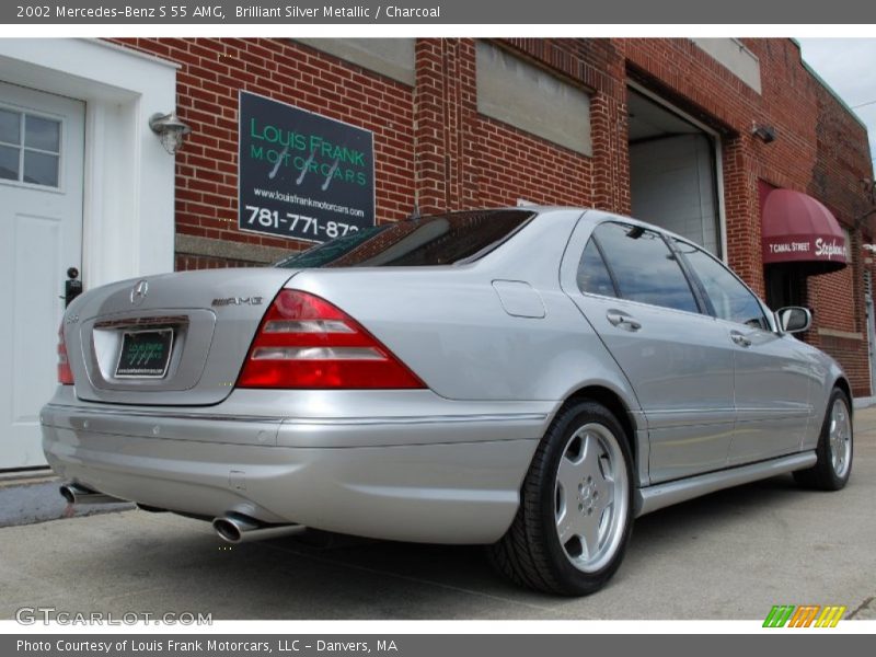 Brilliant Silver Metallic / Charcoal 2002 Mercedes-Benz S 55 AMG