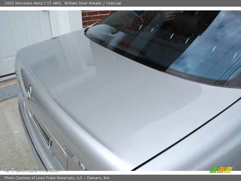 Brilliant Silver Metallic / Charcoal 2002 Mercedes-Benz S 55 AMG