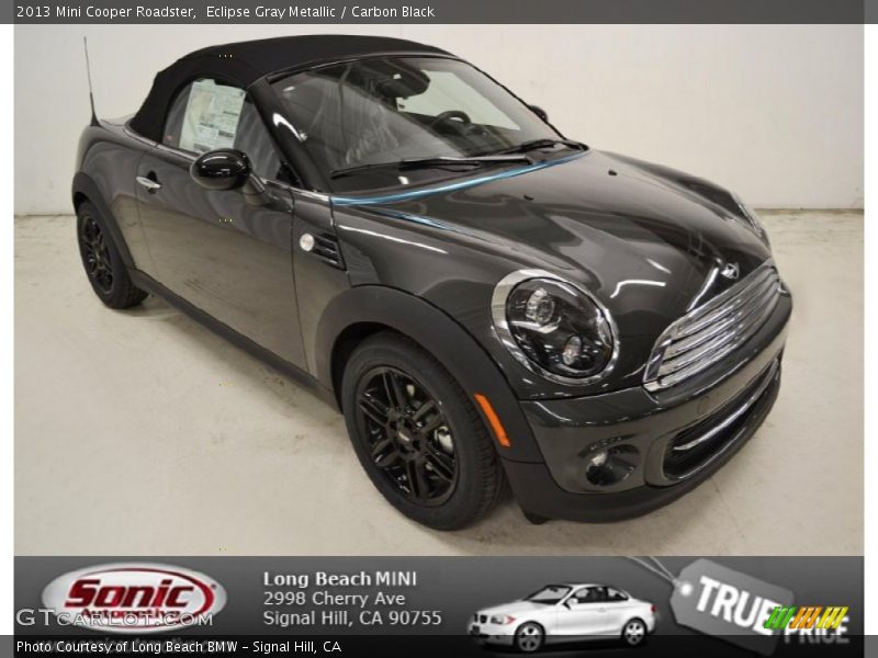 Eclipse Gray Metallic / Carbon Black 2013 Mini Cooper Roadster