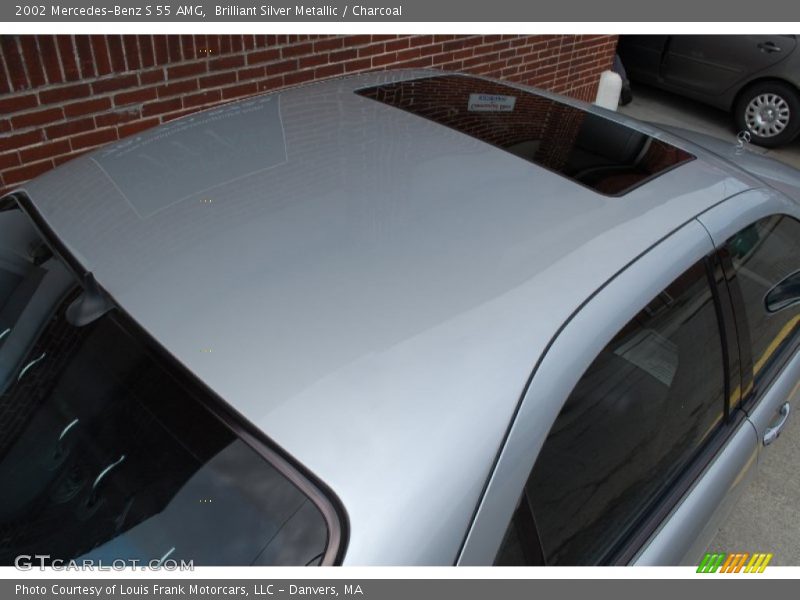 Brilliant Silver Metallic / Charcoal 2002 Mercedes-Benz S 55 AMG