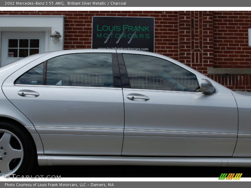 Brilliant Silver Metallic / Charcoal 2002 Mercedes-Benz S 55 AMG