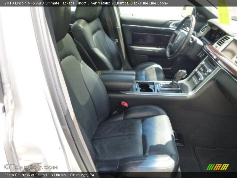Ingot Silver Metallic / Charcoal Black/Fine Line Ebony 2010 Lincoln MKS AWD Ultimate Package
