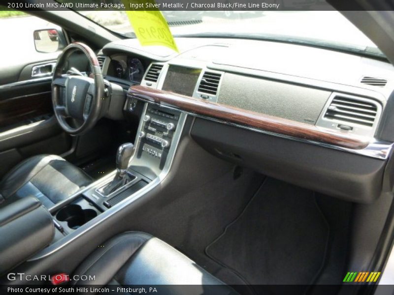 Ingot Silver Metallic / Charcoal Black/Fine Line Ebony 2010 Lincoln MKS AWD Ultimate Package