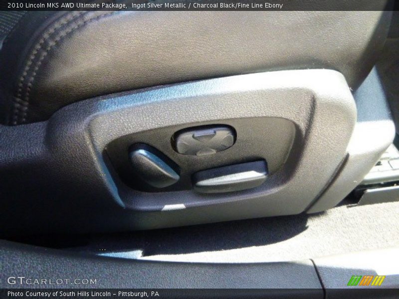 Ingot Silver Metallic / Charcoal Black/Fine Line Ebony 2010 Lincoln MKS AWD Ultimate Package