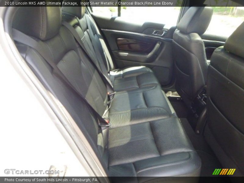 Ingot Silver Metallic / Charcoal Black/Fine Line Ebony 2010 Lincoln MKS AWD Ultimate Package