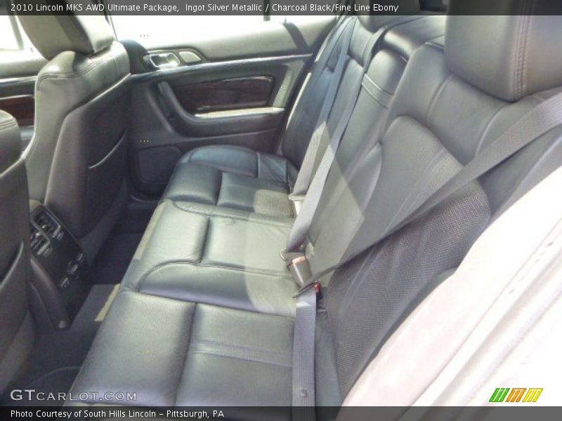 Ingot Silver Metallic / Charcoal Black/Fine Line Ebony 2010 Lincoln MKS AWD Ultimate Package
