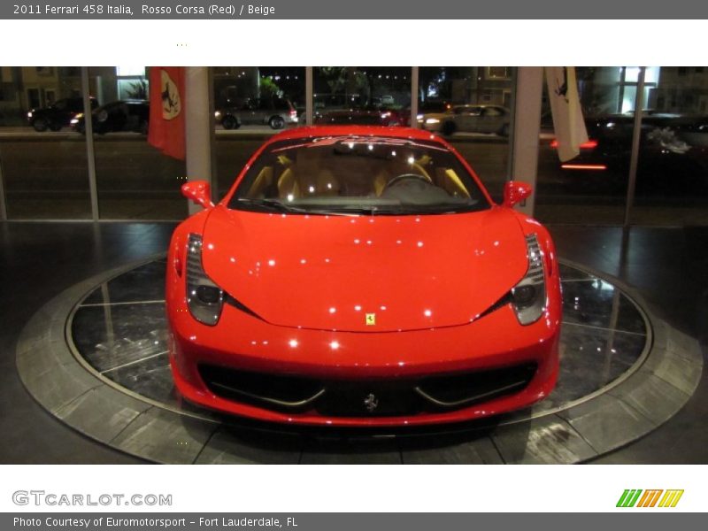 Rosso Corsa (Red) / Beige 2011 Ferrari 458 Italia