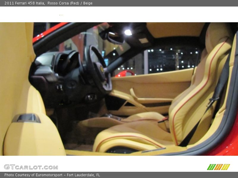 Rosso Corsa (Red) / Beige 2011 Ferrari 458 Italia