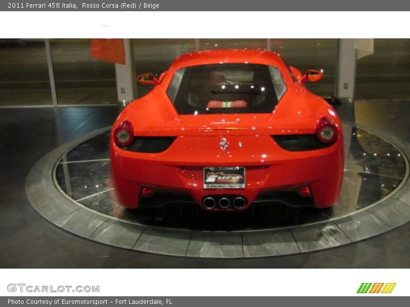 Rosso Corsa (Red) / Beige 2011 Ferrari 458 Italia