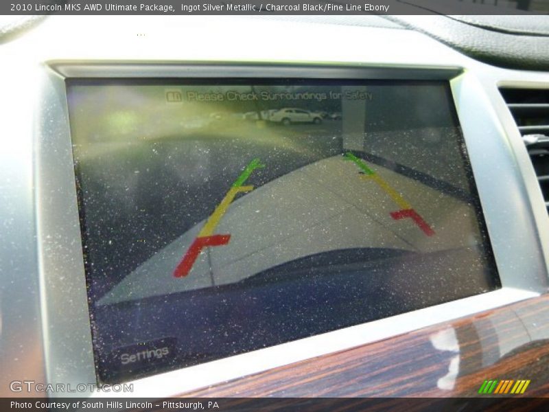 Ingot Silver Metallic / Charcoal Black/Fine Line Ebony 2010 Lincoln MKS AWD Ultimate Package