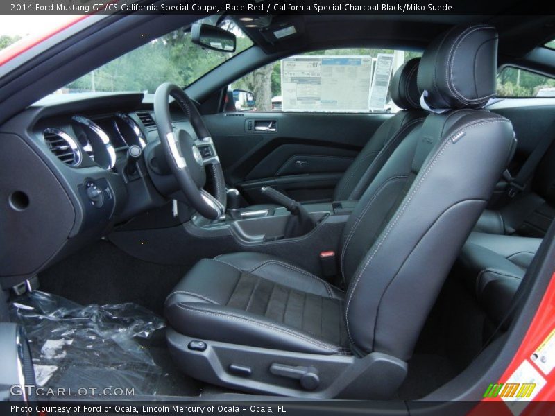  2014 Mustang GT/CS California Special Coupe California Special Charcoal Black/Miko Suede Interior