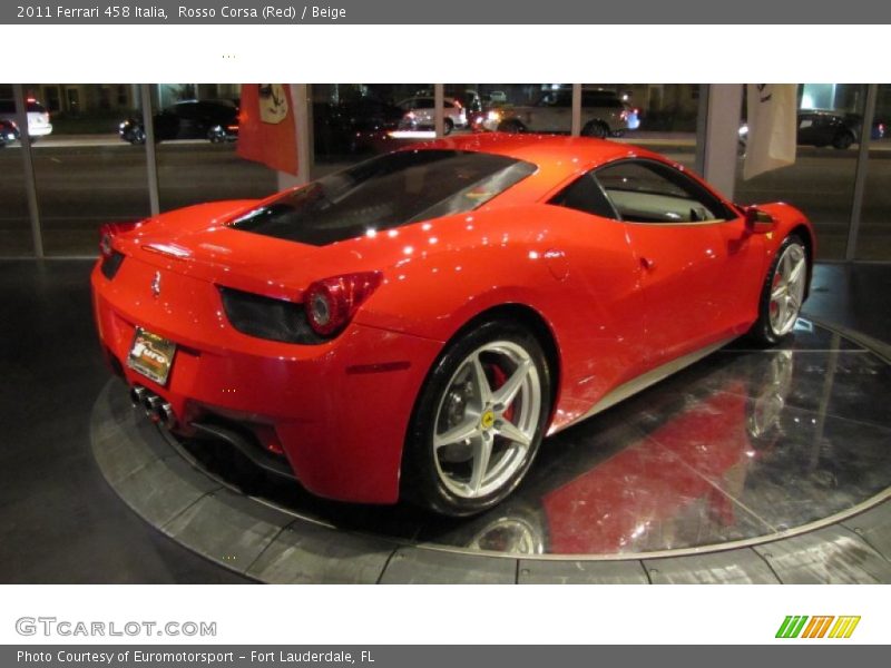 Rosso Corsa (Red) / Beige 2011 Ferrari 458 Italia