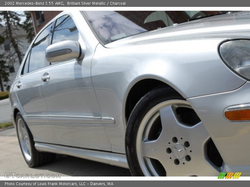 Brilliant Silver Metallic / Charcoal 2002 Mercedes-Benz S 55 AMG