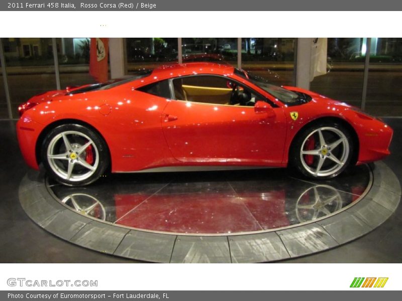 Rosso Corsa (Red) / Beige 2011 Ferrari 458 Italia