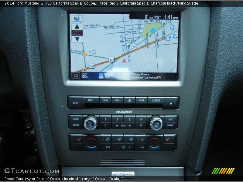 Navigation of 2014 Mustang GT/CS California Special Coupe