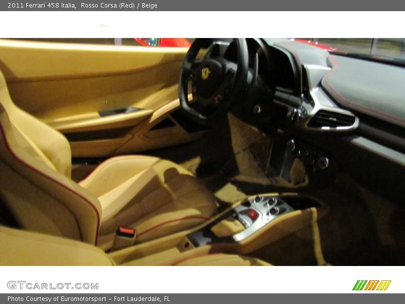 Rosso Corsa (Red) / Beige 2011 Ferrari 458 Italia