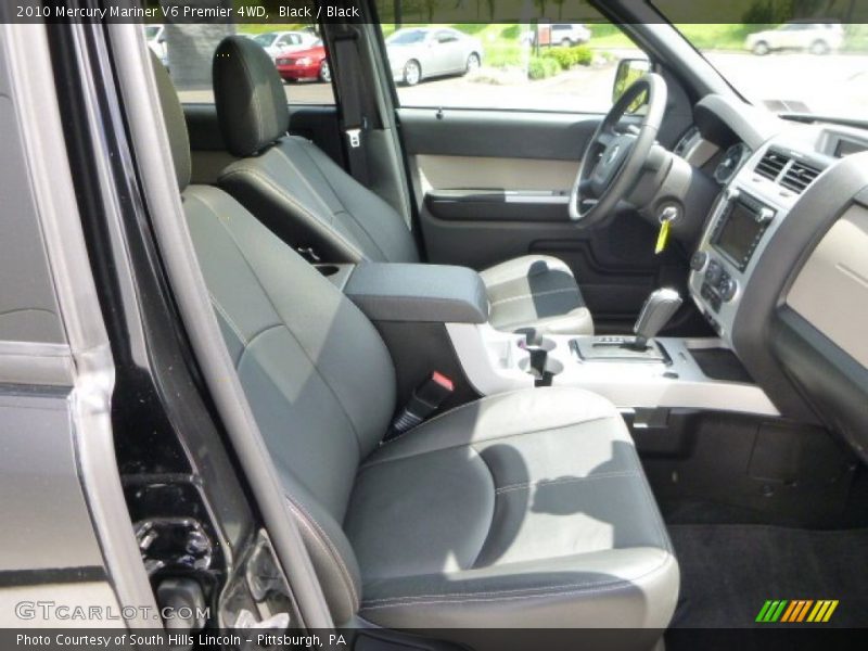 Black / Black 2010 Mercury Mariner V6 Premier 4WD