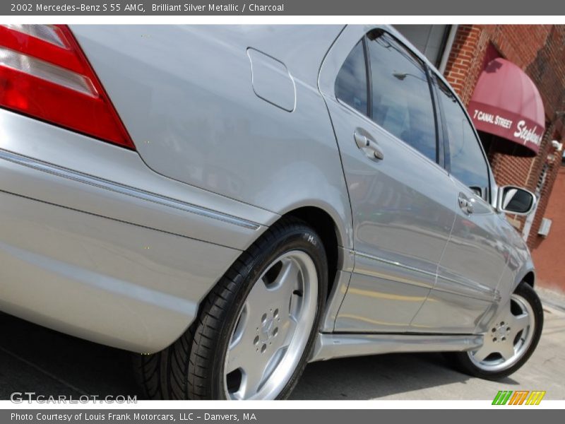 Brilliant Silver Metallic / Charcoal 2002 Mercedes-Benz S 55 AMG