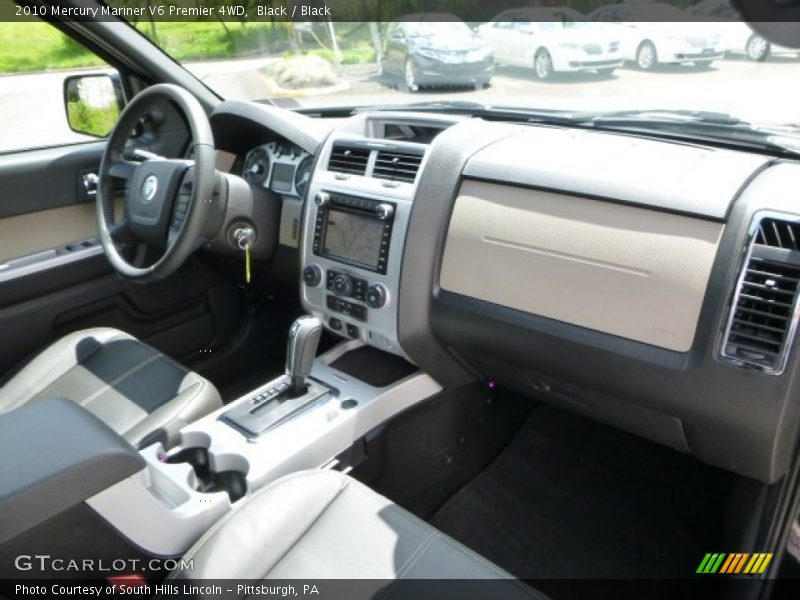 Black / Black 2010 Mercury Mariner V6 Premier 4WD