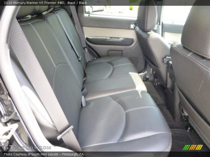 Black / Black 2010 Mercury Mariner V6 Premier 4WD