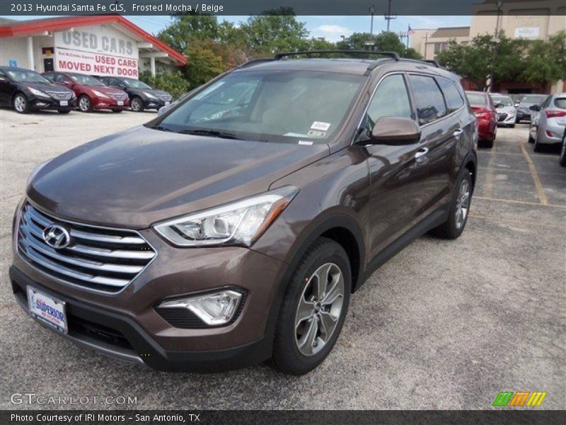 Frosted Mocha / Beige 2013 Hyundai Santa Fe GLS