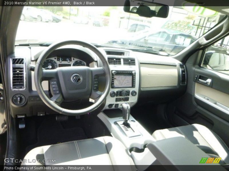 Black / Black 2010 Mercury Mariner V6 Premier 4WD