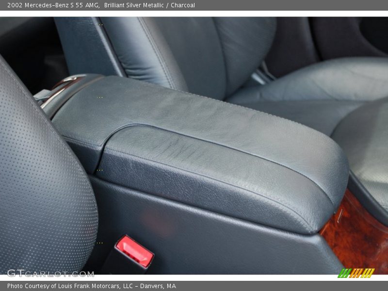 Brilliant Silver Metallic / Charcoal 2002 Mercedes-Benz S 55 AMG