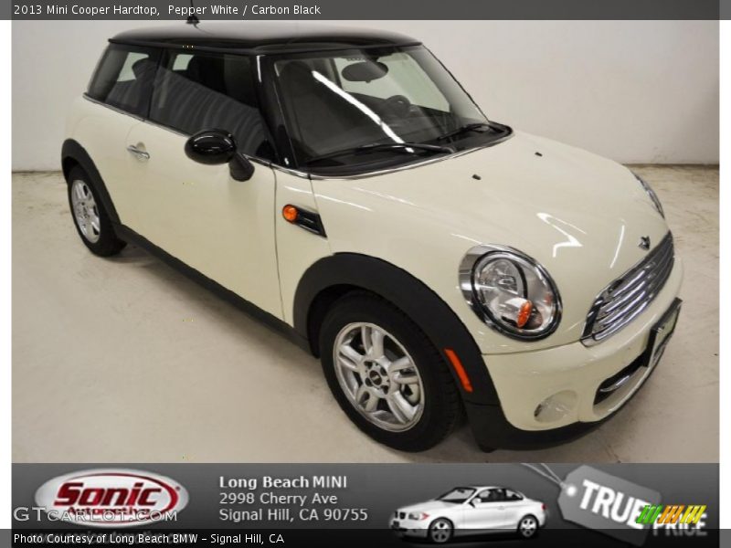 Pepper White / Carbon Black 2013 Mini Cooper Hardtop