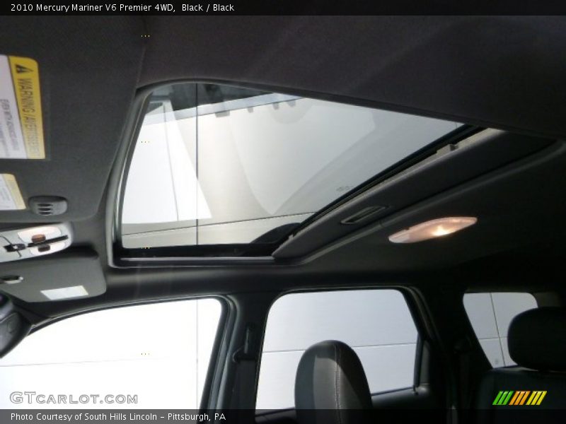 Black / Black 2010 Mercury Mariner V6 Premier 4WD