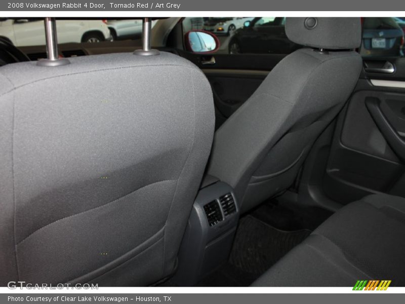 Tornado Red / Art Grey 2008 Volkswagen Rabbit 4 Door
