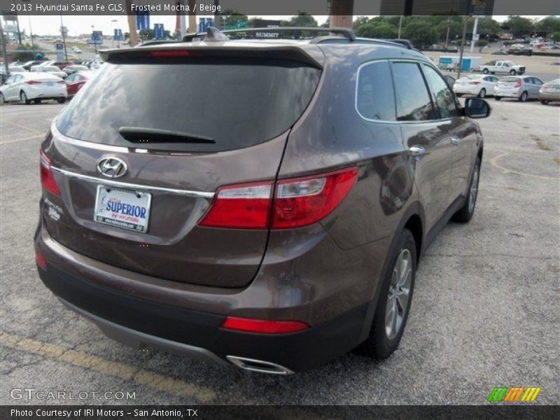 Frosted Mocha / Beige 2013 Hyundai Santa Fe GLS